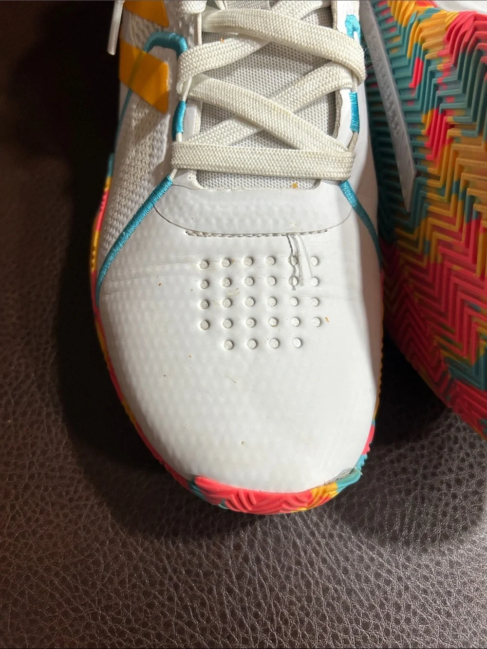 Adidas Athletic Sneakers with Multicolor Sole